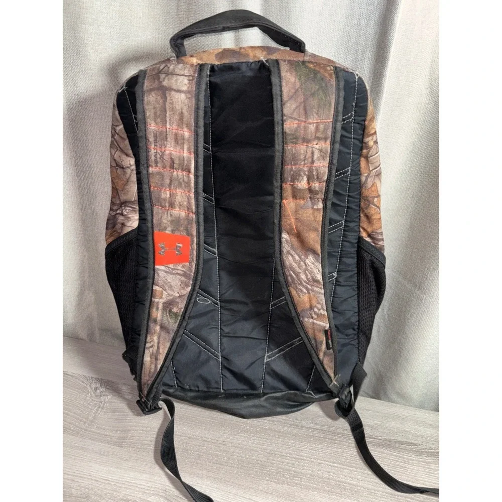 Under Armour Storm Backpack Realtree Camo Orange Hunting Hiking School Bag